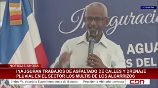 Paving and storm drainage work begins in Los Multis, Los Alcarrizos