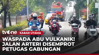 Anticipating Volcanic Ash Impact, Joint Personnel Spray Down Arterial Roads | Main News