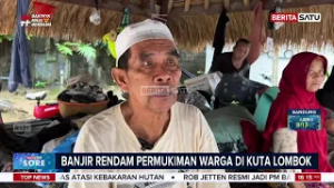 Detik-Detik Banjir Besar Terjang Daerah Lombok Tengah #Beritasatu