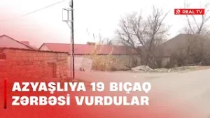 Ağcabədi rayonunda azyaşlı 19 bıçaq xəsarəti ilə xəstəxanaya yerləşdirildi