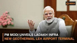 PM Modi Launches ₹3,350 Cr Infrastructure & Green Energy Projects in Ladakh