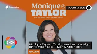 Monique Taylor officially launches campaign for Hamilton East — Stoney Creek seat