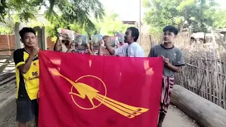 ဆားလင်းကြီးတွင် ဦးကျော်မိုးထွန်းကို ထောက်ခံသည့် ဆန္ဒပြလှုပ်ရှားမှု ပြုလုပ်