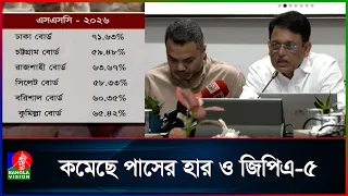 এসএসসি ও সমমানের ফল প্রকাশ, পাসের হার ৬২.২৫ শতাংশ | Banglavision News