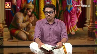 Rahul with Ramayana Commentary on Sandhyadeepam | Sandhyadeepam | Epi 363 Highlights | rahul