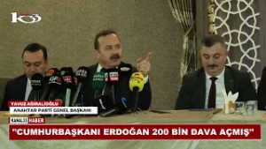 ''ERDOĞAN 200 BİN KİŞİYE DAVA AÇMIŞ'' @Kanal33mersin