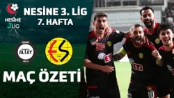 Altay vs. Eskişehirspor | Nesine 3rd League Week 7 Match Highlights
