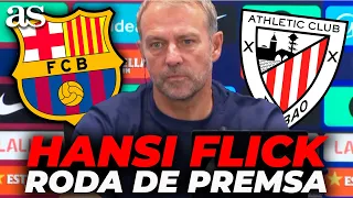 La RODA DE PREMSA prèvia COMPLETA de HANSI FLICK abans del FC Barcelona contra l'Athletic Club