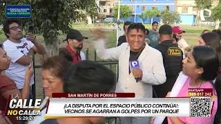 The dispute over public space continues: neighbors come to blows over a park