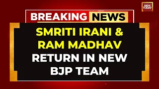 BJP Unveils New Organisational Team Ahead Of State Polls; Smriti Irani & Ram Madhav Return