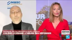 COLÈRE LYCÉENNE : L'HEURE DES RÉPONSES • FRANCE 24