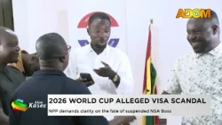 2026 World Cup Alleged VISA Scandal: NPP demands clarity on the fate of suspended NSA Boss - News