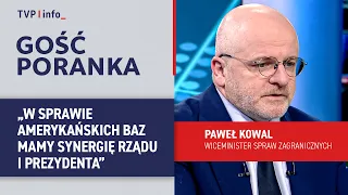 Paweł Kowal: on U.S. bases, we have synergy between the government and the president | MORNING GUEST