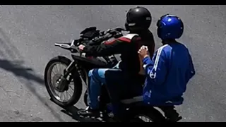 His phone was stolen while he was waiting for the bus