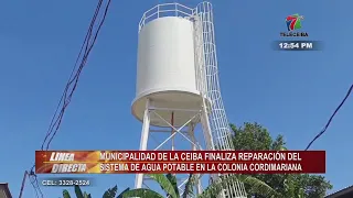 La Ceiba Municipality completes repairs to the drinking water system in the Cordimariana neighbor...
