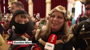 Fasching: So bunt war die große Kinderfaschingsparty im Wiener Rathaus