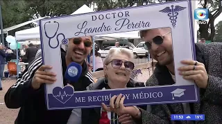 Shulay Cabrera and Juampi González at the 2026 Medical School Graduation Party