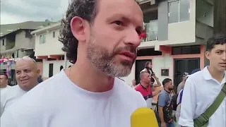 Juan Carlos Escalante Alcalde de Jauregui en el Santo Cristo de la Grita