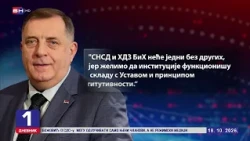 Dodik poručio: SNSD i HDZ BiH ne idu jedni bez drugih