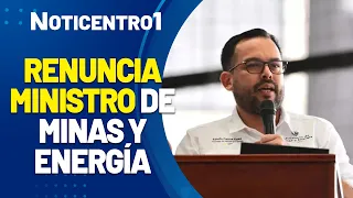 Minister of Mines joins the wave of resignations from the outgoing government | Canal 1 News