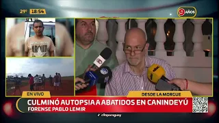 Culminan autopsias a los dos abatidos en Canindeyú