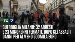 Guerriglia Milano: 32 arresti e 23 minorenni fermati. Dopo gli assalti danni per almeno 500mila euro