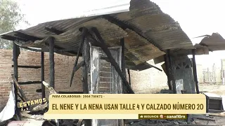 Una familia de Roca perdió todo en un incendio: necesitan ropa y alimentos para sus hijos