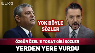 Canlı Yayında Özgür Özel'e Tokat Gibi Sözler! Yerden Yere Vurdu
