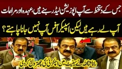 Rana Sanaullah’s Aggressive Speech in Senate | Big Offer for PTI  | NEO News