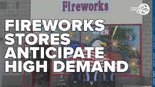 Fireworks stores anticipate high demand ahead of 4th of July, America 250 celebrations