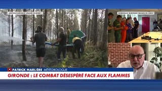 Patrick Marlière, Meteorologist: "We’re going to see conditions favorable to wildfires"