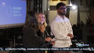 Altamarea Festival, Gianmarco Tognazzi in Termoli: cinema lights up the square