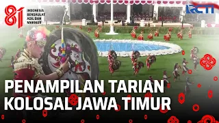SERU! Penampilan Tarian Kolosal Jawa Timur | PROKLAMASI RI 81