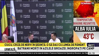 Ciprian Ciucu, meltdown at the Bucharest City Council meeting