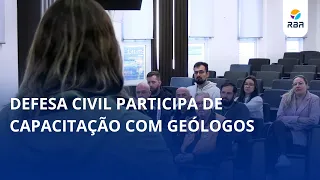 Civil Defense participates in training with geologists