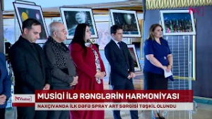 NAXÇIVANDA İLK DƏFƏ SPRAY ART SƏRGİSİ TƏŞKİL OLUNUB