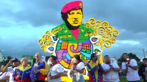 Juventud heroica rinde homenaje al comandante eterno Hugo Chávez