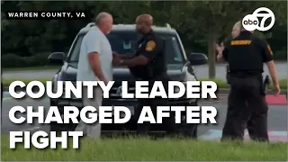 Northern Virginia county leader charged with assault and battery after scuffle after board meeting