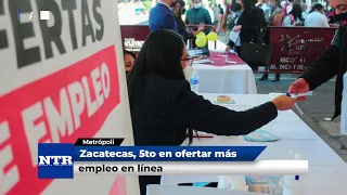 Zacatecas, 5th in offering the most jobs online