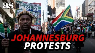 SOUTH AFRICA sees MAJOR ANTI-IMMIGRATION demonstration in JOHANNESBURG