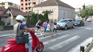 Prilog   RTVKV   Pojacana kontrola saobracajne policije u zonama skole