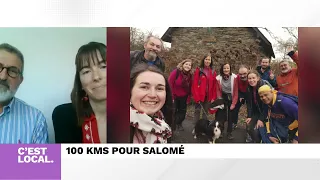 100 kilomètres pour Salomé