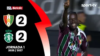 Resumo: Estrela Amadora 2-2 Sporting - Liga Portugal Betclic | sport tv
