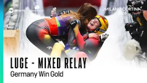 FOUR Consecutive Olympic Golds for Germany ?? | Luge Mixed Relay | Winter Olympics 2026