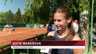 V PLZNI HRÁLY JUNIORSKÉ TENISOVÉ NADĚJE