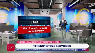"Φρένο" στους servicers - Ρύθμιση 120 δόσεων για συσσωρευμένα χρέη | Βραδινό δελτίο | 30/09/2026