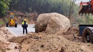 Concelho de O. Hospital atingido por mau tempo. Derrocadas cortam estradas e inundações no Alva