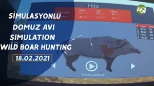 SIMULATION WILD BOAR HUNTING ENGİN DAĞLI İLE DAĞLI DAĞLARDA ANKARA SİMÜLASYONDA DOMUZ YARIŞMASI