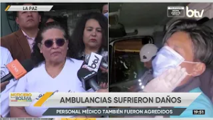 Apedrearon ambulancias: grupos vandálicos buscaban llevarse el dinero del avión Hércules