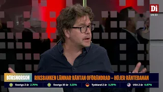 Experten: "Utgår från att Riksbanken höjer räntan innan jul"